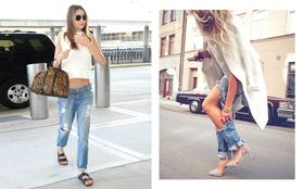 11 cách mặc đầy cuốn hút với quần boyfriend jeans