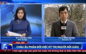 Không có chuyện Phóng viên VTV “mất điện thoại" khi đang truyền hình trực tiếp