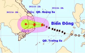 19h tối nay, bão cấp 9 đổ bộ Bình Định - Khánh Hòa