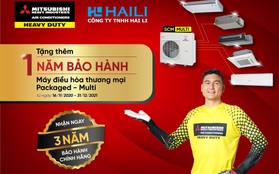 Nhận đến 3 năm bảo hành chính hãng khi sở hữu điều hòa thương mại Packaged - Multi của Mitsubishi Heavy