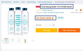 Mua chai nước rỗng đắt gấp 1000 lần giá trị thực và lý do vô cùng thú vị