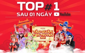 Táo Quân Tiền Truyện dễ dàng chiếm top 1 trending YouTube, nhiều gương mặt nổi tiếng giới trẻ cũng phải “phát sốt”