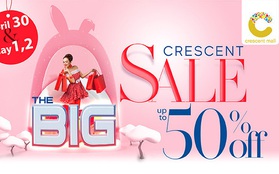 3 ngày siêu sale đẳng cấp - diện đồ thời thượng tại Crescent Mall