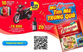 Hè rộn ràng với hơn 15.000 giải thưởng hấp dẫn từ Aji-ngon®