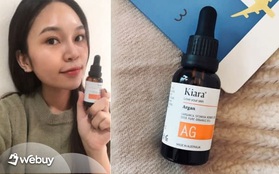 Review chân thật dầu dưỡng da Kiara Argan Oil: Có đúng là da căng mướt - mê không điểm chê?