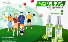 300.000 chai nước rửa tay Antis diệt 99,99% vi khuẩn được trao tặng