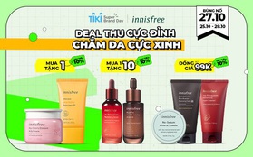 Rộn ràng ngày hội chính hãng, thăng hạng nhan sắc cùng innisfree Tiki Super Brand Day 27.10