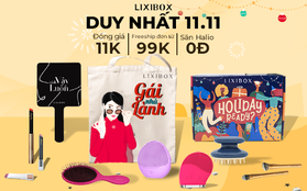 11.11 Lixibox tung quá trời deal sốc: Loạt món đồng giá 11k, Halio giảm giá đẫm, livestream săn “Clearance sale” siêu hời