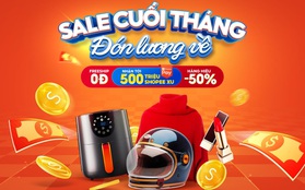 Điện thoại vừa ting ting, dân tình lại hò nhau lên Shopee săn sale cuối tháng