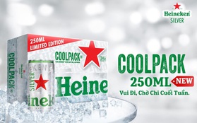 Heineken Silver phiên bản giới hạn Cool Pack 250ml - lạnh thật nhanh cho đêm vui trong tuần