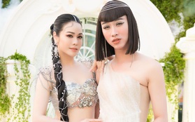 Hải Triều diện trang phục "chặt chém" tại sự kiện ra mắt sản phẩm mới Laura Sunshine của Nhật Kim Anh