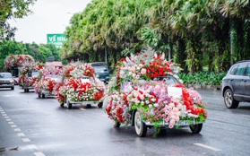 Valentine 2022: Màn tỏ tình bằng 99.999 bông hồng ấn tượng tại Hà Nội