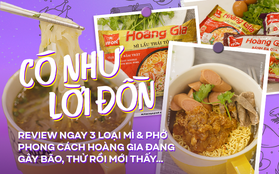 Review ngay 3 loại mì & phở phong cách Hoàng Gia đang gây bão, thử rồi mới thấy...