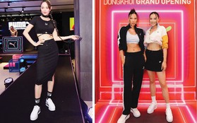 Minh Hằng, Min, Kỳ Duyên, Minh Triệu, Trọng Hiếu tại siêu sự kiện Fashion Show Flagship Store Puma Vincom Đồng Khởi