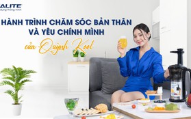 Giữ dáng chuẩn sao - Quỳnh Kool chọn nước ép mỗi ngày để thanh lọc cơ thể