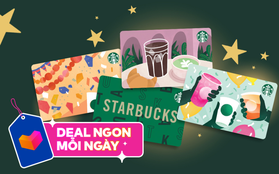 Starbucks chính thức mở gian hàng eGift trên Lazada: Hình ảnh siêu xinh lại còn giảm thêm đến 100k, chốt đơn đi chờ chi bạn ơi!