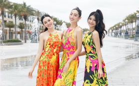 Top 3 Miss World Vietnam 2019 trải nghiệm MerryLand Quy Nhơn