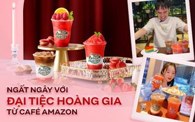 Thanh mát dâu tây, ngất ngây vị trà - "Bộ 3" hoàng gia của Café Amazon khiến giới trẻ đổ đứ đừ!