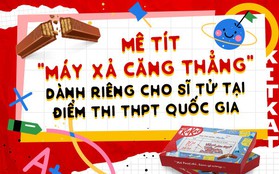 Sĩ tử bất ngờ với chiếc "máy xả căng thẳng" xuất hiện trước trường thi!