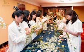 Khám phá workshop kết hoa cưới cực đặc biệt dành cho các cặp đôi tại Hanoi Tower