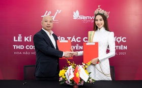 Thuỳ Tiên ký hợp đồng hợp tác với thương hiệu phân phối mỹ phẩm Hàn Quốc