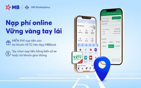 App MBBank tích hợp tính năng nạp tiền vào tài khoản giao thông siêu tiện lợi cho các tài xế