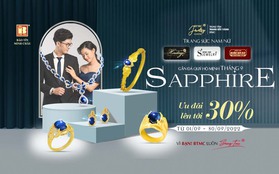 Tháng 9 lấp lánh đá sapphire  Vẻ đẹp của sự tinh tế