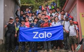 Zalo group leo núi mừng sinh nhật tại Nepal