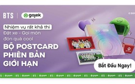 Người dùng "xốn xang" khi Gojek chuyển màu tím vì BTS