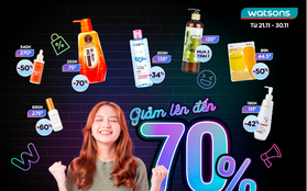 Black Friday "đổ bộ", Watsons tung khuyến mãi giảm tận 70% dành cho tín đồ săn sale