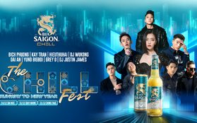 The Chill Fest - chuỗi sự kiện âm nhạc hấp dẫn bậc nhất dịp cuối năm của Bia Saigon Chill