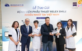 Bệnh viện Mắt Quốc tế DND nhận giải “Bệnh viện phẫu thuật ReLEx SMILE bằng phương pháp của Zeiss nhiều nhất tại Việt Nam”