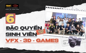 6 đặc quyền dành riêng cho sinh viên ngành VFX - 3D - GAMES