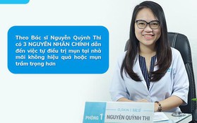 Cảnh báo những hậu quả khó lường khi tự trị mụn tại nhà