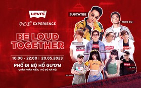 Levi’s 501 Experience: Đêm nhạc cháy bỏng tại Hà Nội cùng JustaTee, Chillies và dàn sao siêu hot!