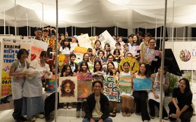 Sự kiện vẽ tranh cộng đồng thu hút người trẻ trong khuôn khổ cuộc thi ''UOB Painting of the Year''