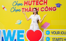 Hoa hậu Lê Hoàng Phương rạng rỡ về HUTECH học MBA, nhận học bổng 100% học phí