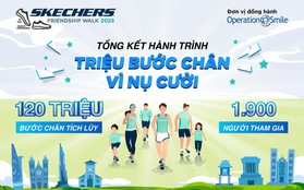 Tổng kết hành trình "triệu bước chân vì nụ cười" của Skechers Friendship Walk 2023