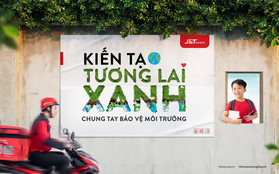 Chủ cửa hàng hưởng ứng thu gom rác thải nhựa, "sống xanh" cùng J&T Express