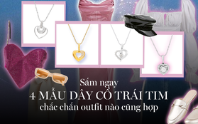 Sắm ngay 4 mẫu dây cổ trái tim này chắc chắn outfit nào cũng hợp