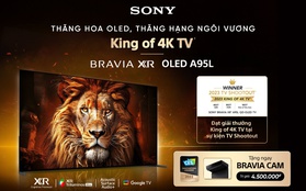 Sony BRAVIA XR OLED A95L chính thức có mặt tại Việt Nam sau khi đạt danh hiệu "King of 4K TV 2023"