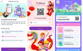 "Vui tết số, QR lì xì" - App TPBank ra mắt Tài khoản Con yêu