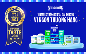 Vinamilk thắng lớn đầu năm 2024 với 11 sản phẩm được ghi danh vào bảng xếp hạng Superior Taste Award