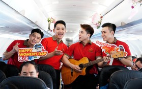 8/3 bay ra thế giới cùng người phụ nữ yêu thương trên những chuyến bay Vietjet