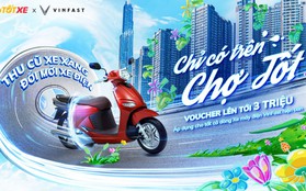 VinFast hợp tác cùng Chợ Tốt thu cũ xe máy xăng - Đổi mới xe máy điện