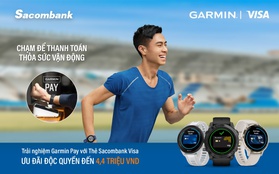 Sacombank kết nối với Garmin Pay - giải pháp thanh toán không tiếp xúc trên đồng hồ thông minh