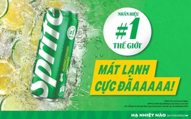 SPRITE nhận chứng nhận số 1 thế giới về nước giải khát có ga hương chanh