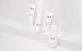 Sở hữu làn da trong suốt tựa pha lê cùng bộ đôi dưỡng sáng cao cấp SK-II