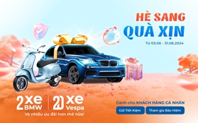 Hè này săn cơ hội trúng 2 xe BMW cao cấp cùng nhiều giải thưởng giá trị từ Sacombank