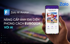 Nâng cấp ảnh đại diện Zalo bằng AI, hòa cùng không khí sôi động mùa EURO 2024